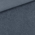 Double Face – Bouclé Teddyfleece – Grey Blue