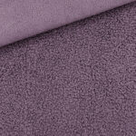 Double Face – Bouclé Teddyfleece – Smoky Lilac Lavendel