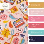 Farbkombi Popeline 80s Style