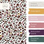 Farbkombi Single Jersey Sprinkle Flowers