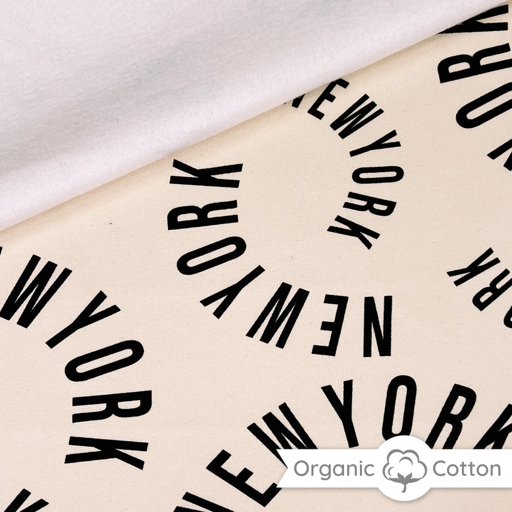 French Terry - Kuschelsweat - New York - Natur Beige French Terry - Kuschelsweat - New York - Natur Beige