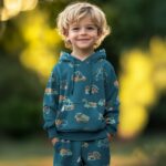 French Terry Leichter Kuschel Baufahrzeuge Mu