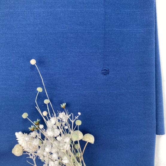 French Terry Smoky Jeansblau C Ware