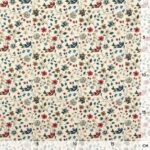 Popeline - Antique Flowers - Natur