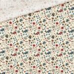 Popeline - Antique Flowers - Natur