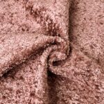 Shiny Velvet-Bouclé – Antique Rose
