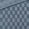 Single Jersey Jacquard Frottee Check Grey Blue 1