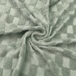 Single Jersey – Jacquard Frottee Check – Schilf