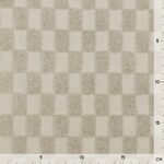 Single Jersey – Jacquard Frottee Check – Sand Beige