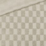 Single Jersey – Jacquard Frottee Check – Sand Beige