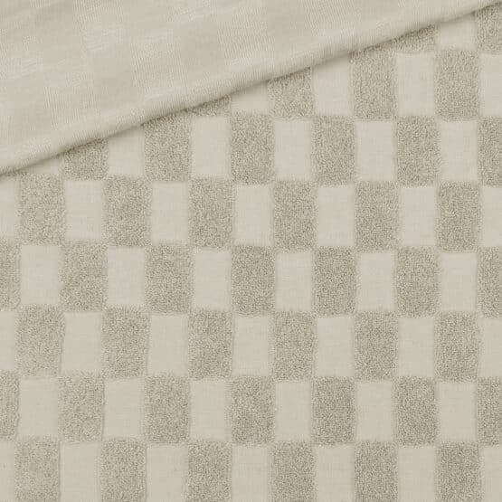 Single Jersey Jacquard Karo Natur 2