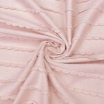 Single Jersey – kleine Rüschen – Puder