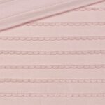 Single Jersey – kleine Rüschen – Puder