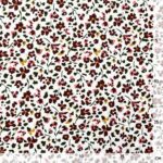 Single Jersey - Sprinkle Flowers - Weiß