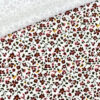 Single Jersey - Sprinkle Flowers - Weiß