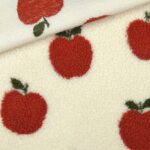 Teddyfleece – Äpfel – Natur