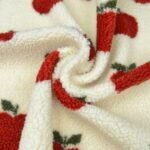 Teddyfleece – Äpfel – Natur