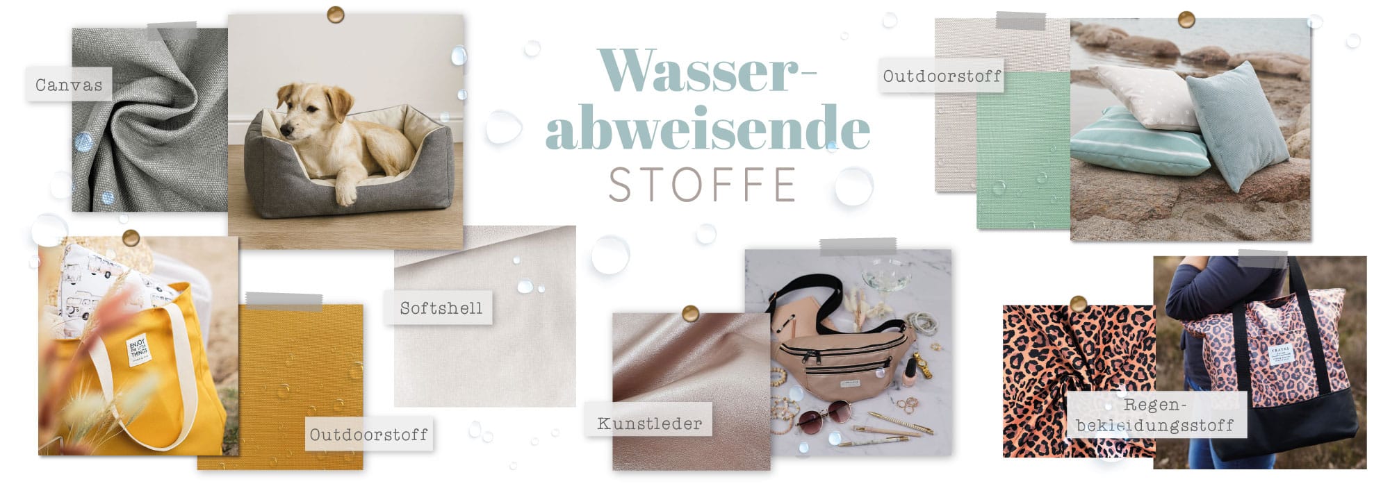 Wasserabweisende Stoffe