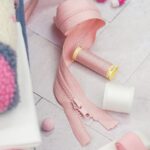 DIY Stoffmix - Reißverschluss - Garn