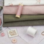 DIY Stoffmix - Garn - Label - Knopf