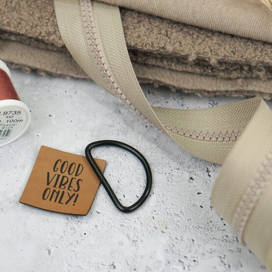 DIY Stoffmix - Label - Gurtbandzubehör - Reißverschluss