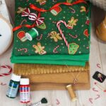 DIY Stoffmix - Garn - Stickset - Stoffmalfarbe - Wichtel Backutensilien - Backbleche