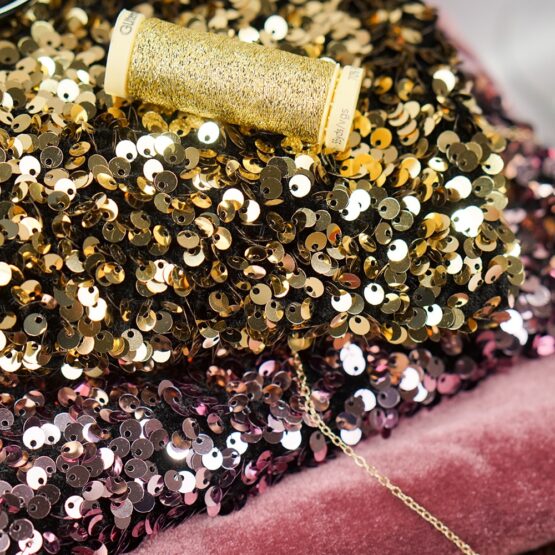 DIY Stoffmix - Garn - Pailletten - Paillettenmix