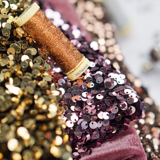 DIY Stoffmix - Garn - Pailletten - Paillettenmix