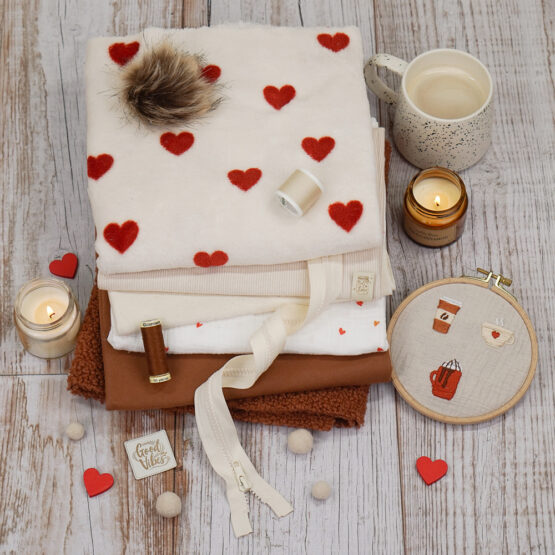 Diy Stoffmix 1304h Reissverschluss Stickset Label Garn Pompons