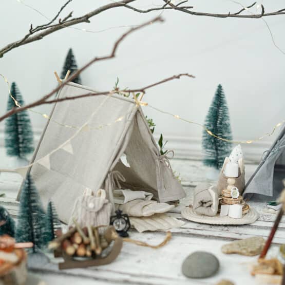 DIY Wichtelwelt - Zelt - Schlafsack - Matratze