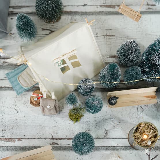 DIY Wichtelwelt - Zelt - Rucksack