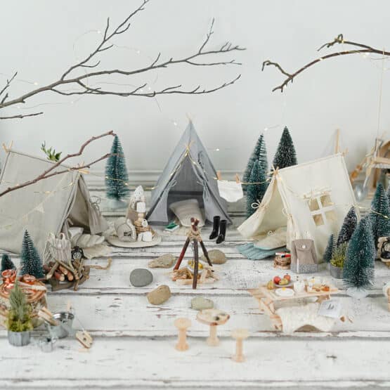 Diy Wichtelwelt 513 Zelt Rucksack Spule Stiefel