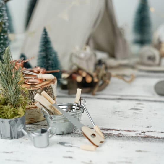 Diy Wichtelwelt 523 Werkzeug Giesskanne Eimer Oval