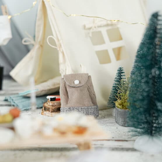 DIY Wichtelwelt - Zelt - Rucksack