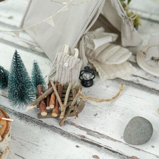 DIY Wichtelwelt - Zelt - Schlitten - Rucksack - Laterne