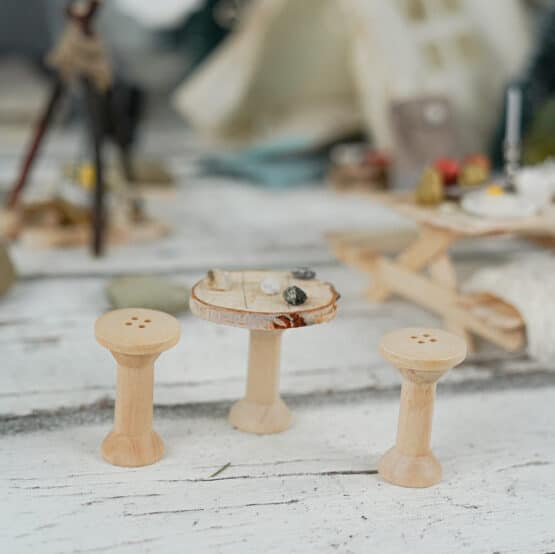 DIY Wichtelwelt - Spule - Knopf