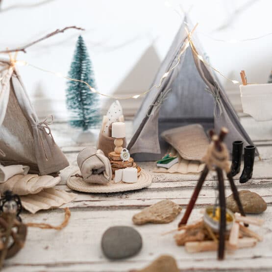 DIY Wichtelwelt - Zelt - Schlafsack