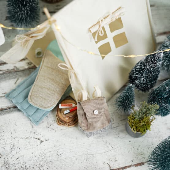 DIY Wichtelwelt - Zelt - Zahnpasta - Schlafsack - Luftmatratze - Rucksack