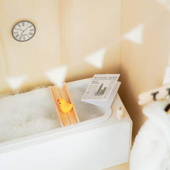 DIY Wichtelwelt - Badeenten - Postkarte