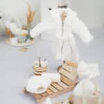 Diy Wichtelwelt 616 Bastelhoelzer Bademantel Kerzenstaender