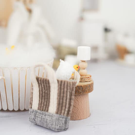 DIY Wichtelwelt - Utensilo - Bastelhölzer