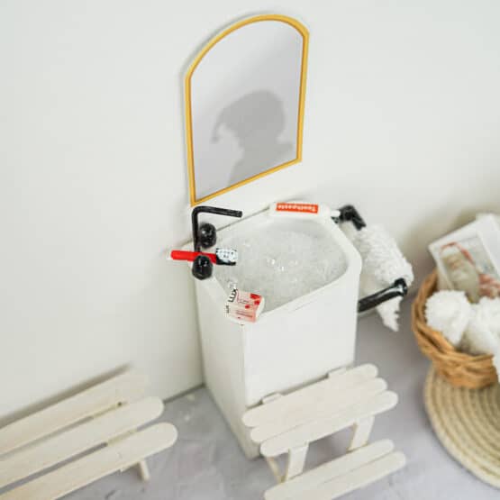 Diy Wichtelwelt 644 Postkarte Bastelhoelzer Zahnpasta