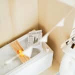 Diy Wichtelwelt 645 Postkarte Badeente Fuellwatte Bastelhoelzer