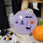 DIY Stoffe Inspiration - Stickset Halloween