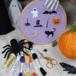 DIY Stoffe Inspiration - Stickset Halloween