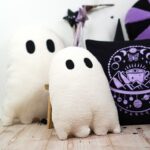 DIY Stoffe Inspiration - Kissen Halloween - Geist - Plott