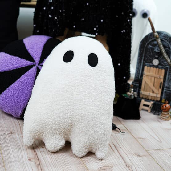 DIY Stoffe Inspiration - Kissen Halloween - Geist - Bonbon - Wichtel