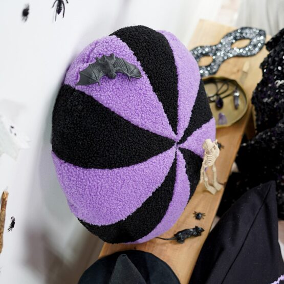 DIY Stoffe Inspiration - Kissen - Halloween - Bonbon - Pailletten - Plott