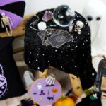 DIY Stoffe Inspiration - Wichtel Halloween - Pailletten