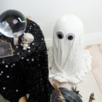 DIY Stoffe Inspiration - Wichtel Halloween - Pailletten - Geist